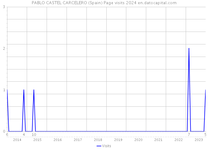 PABLO CASTEL CARCELERO (Spain) Page visits 2024 