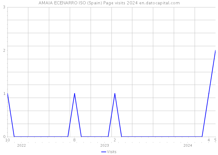 AMAIA ECENARRO ISO (Spain) Page visits 2024 