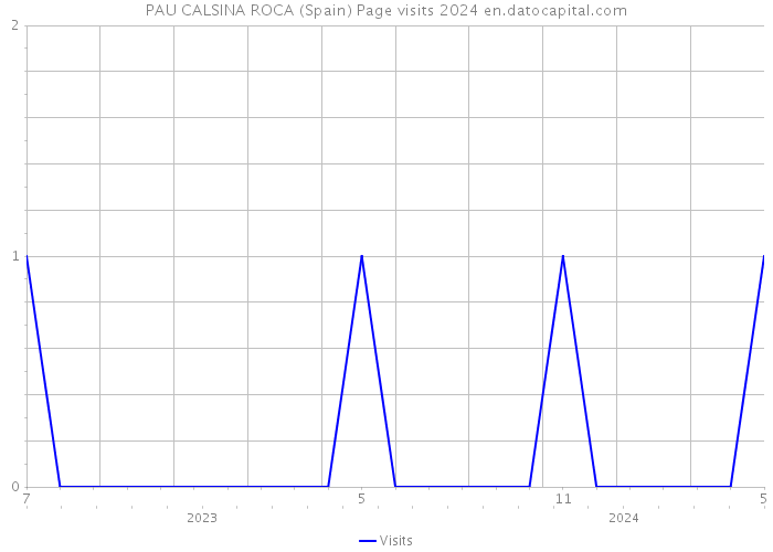 PAU CALSINA ROCA (Spain) Page visits 2024 