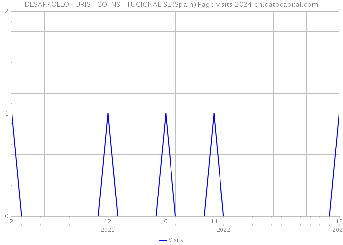 DESARROLLO TURISTICO INSTITUCIONAL SL (Spain) Page visits 2024 