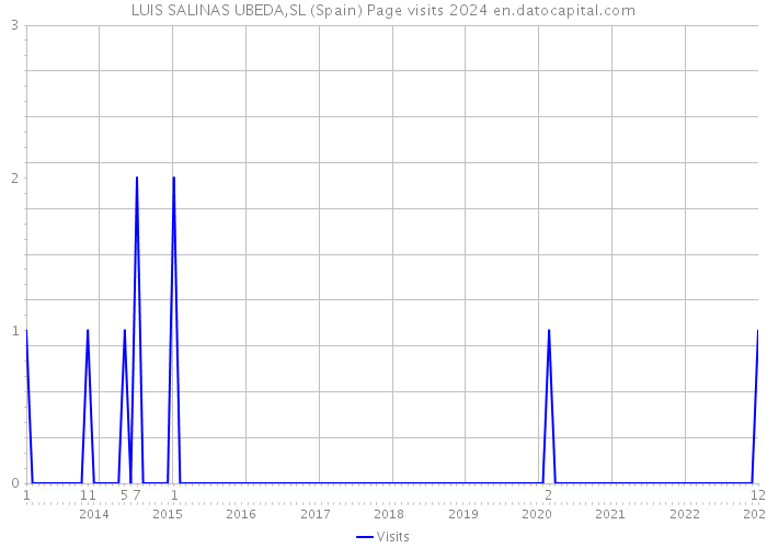 LUIS SALINAS UBEDA,SL (Spain) Page visits 2024 