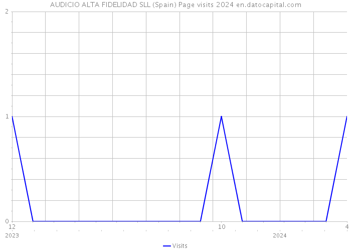 AUDICIO ALTA FIDELIDAD SLL (Spain) Page visits 2024 