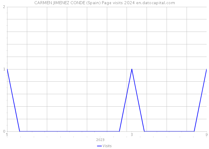 CARMEN JIMENEZ CONDE (Spain) Page visits 2024 