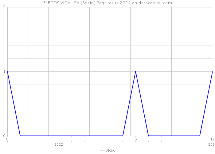 FLECOS VIDAL SA (Spain) Page visits 2024 