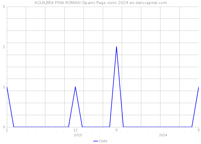 AGUILERA FINA ROMAN (Spain) Page visits 2024 
