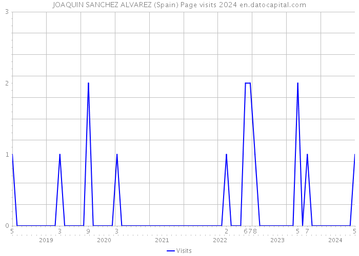 JOAQUIN SANCHEZ ALVAREZ (Spain) Page visits 2024 