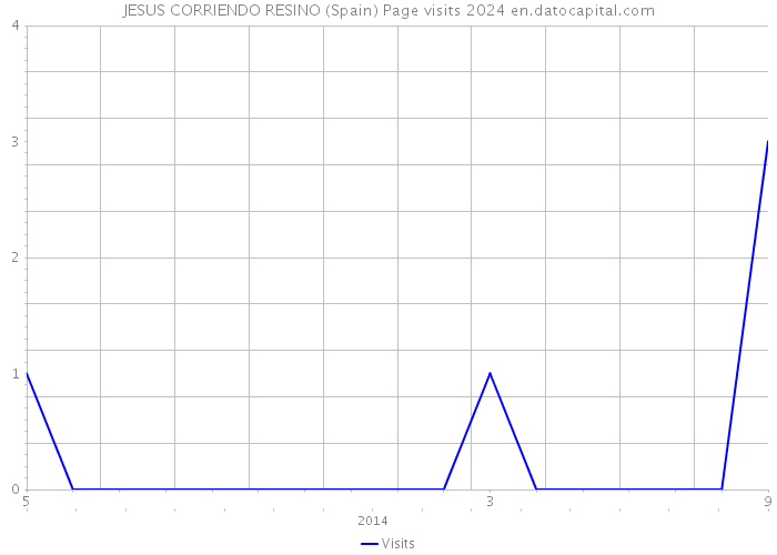 JESUS CORRIENDO RESINO (Spain) Page visits 2024 