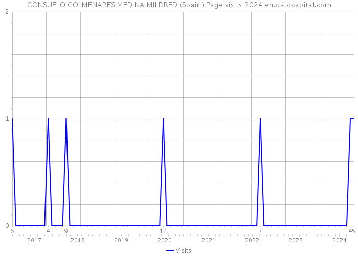 CONSUELO COLMENARES MEDINA MILDRED (Spain) Page visits 2024 