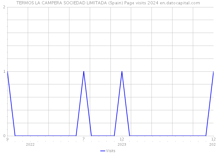 TERMOS LA CAMPERA SOCIEDAD LIMITADA (Spain) Page visits 2024 