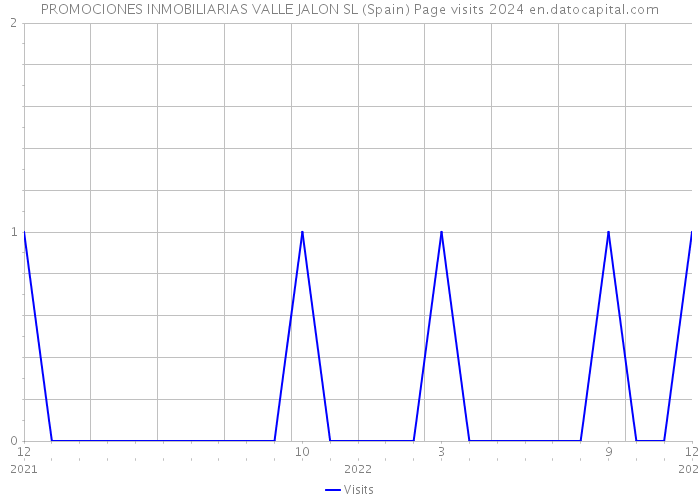 PROMOCIONES INMOBILIARIAS VALLE JALON SL (Spain) Page visits 2024 