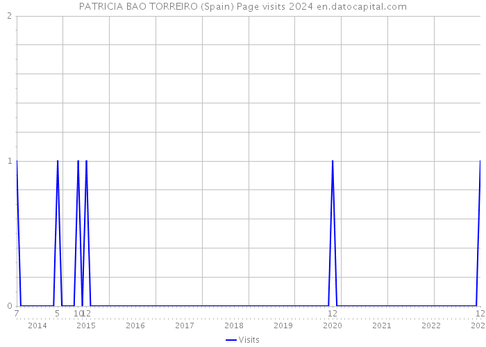 PATRICIA BAO TORREIRO (Spain) Page visits 2024 