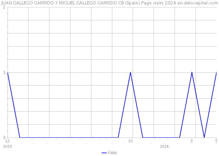 JUAN GALLEGO GARRIDO Y MIGUEL GALLEGO GARRIDO CB (Spain) Page visits 2024 