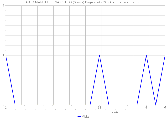 PABLO MANUEL REINA CUETO (Spain) Page visits 2024 