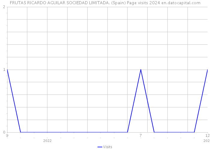 FRUTAS RICARDO AGUILAR SOCIEDAD LIMITADA. (Spain) Page visits 2024 