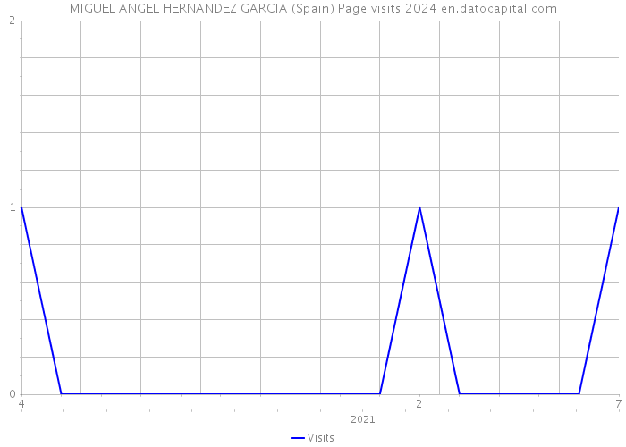 MIGUEL ANGEL HERNANDEZ GARCIA (Spain) Page visits 2024 