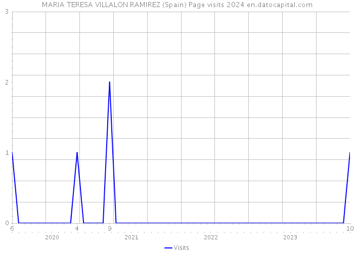 MARIA TERESA VILLALON RAMIREZ (Spain) Page visits 2024 