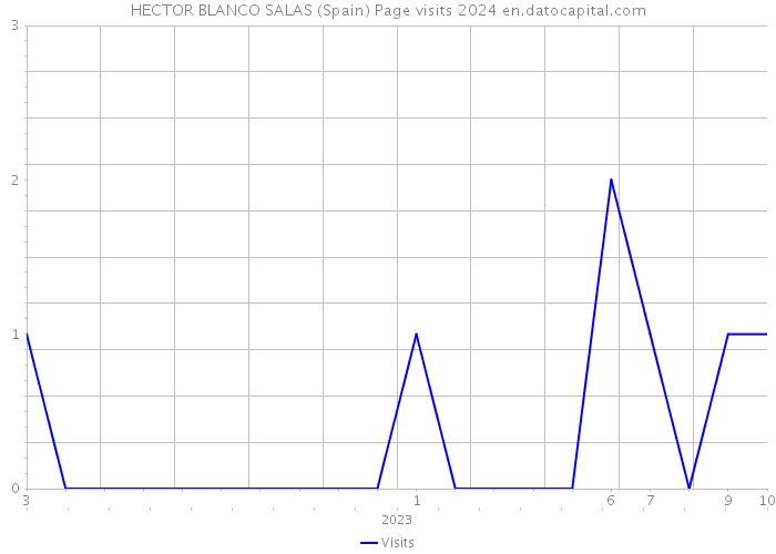 HECTOR BLANCO SALAS (Spain) Page visits 2024 