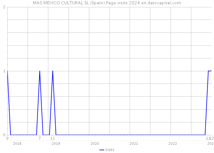 MAS MEXICO CULTURAL SL (Spain) Page visits 2024 