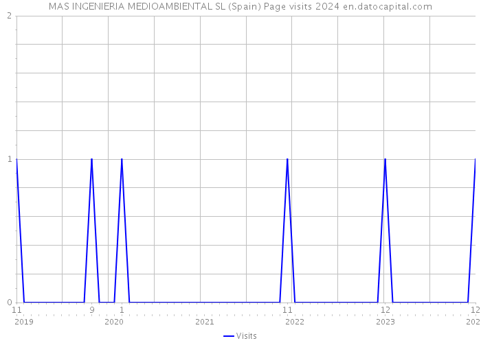 MAS INGENIERIA MEDIOAMBIENTAL SL (Spain) Page visits 2024 