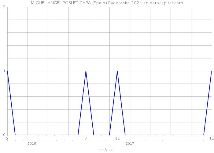 MIGUEL ANGEL POBLET CAPA (Spain) Page visits 2024 