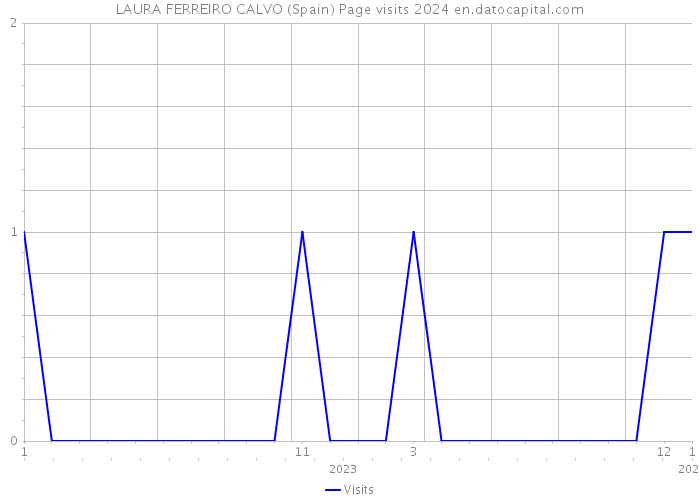 LAURA FERREIRO CALVO (Spain) Page visits 2024 