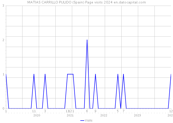 MATIAS CARRILLO PULIDO (Spain) Page visits 2024 
