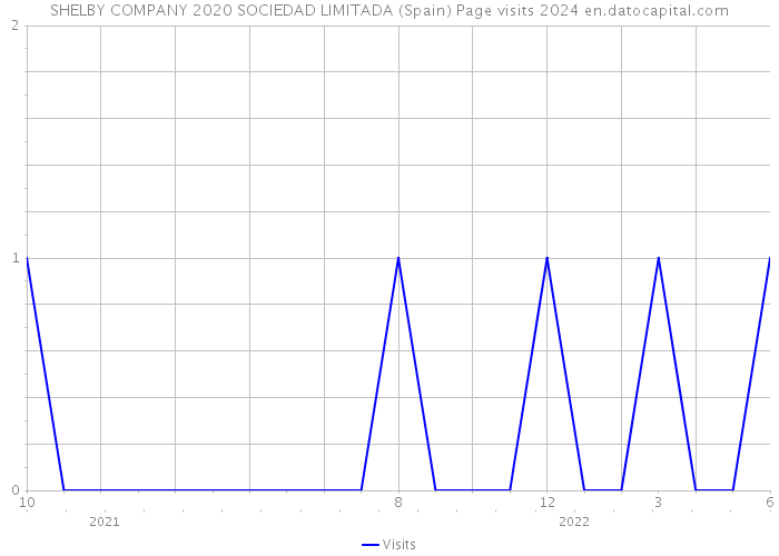 SHELBY COMPANY 2020 SOCIEDAD LIMITADA (Spain) Page visits 2024 
