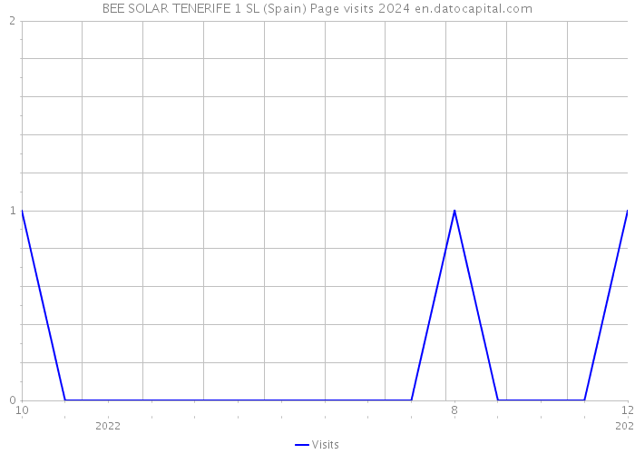 BEE SOLAR TENERIFE 1 SL (Spain) Page visits 2024 