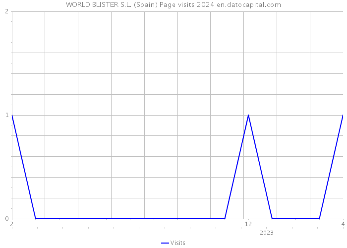 WORLD BLISTER S.L. (Spain) Page visits 2024 