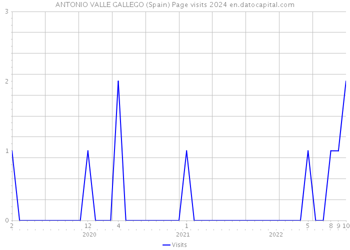ANTONIO VALLE GALLEGO (Spain) Page visits 2024 