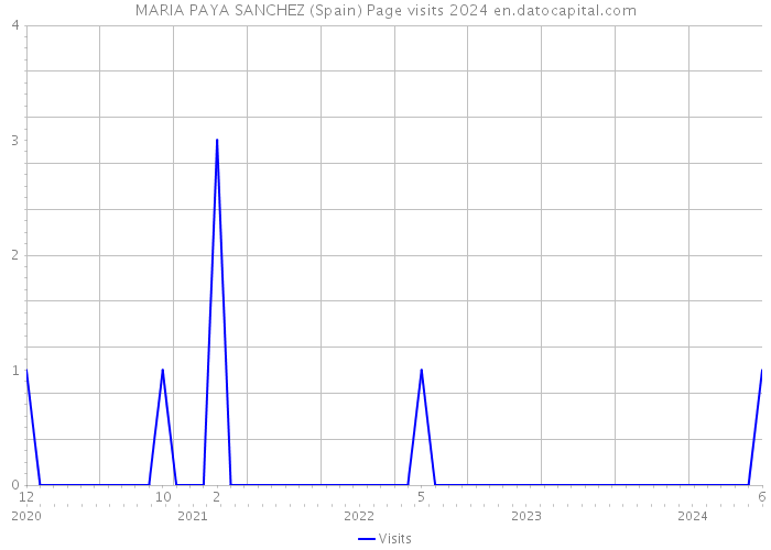 MARIA PAYA SANCHEZ (Spain) Page visits 2024 