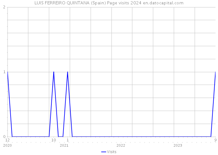 LUIS FERREIRO QUINTANA (Spain) Page visits 2024 