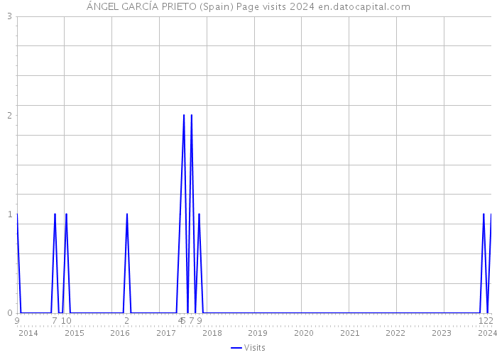 ÁNGEL GARCÍA PRIETO (Spain) Page visits 2024 