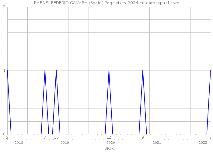 RAFAEL FEDERIO GAVARA (Spain) Page visits 2024 