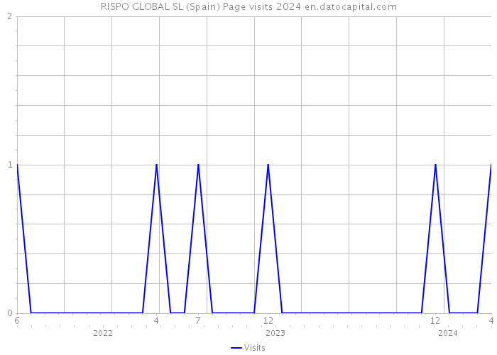 RISPO GLOBAL SL (Spain) Page visits 2024 