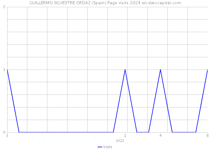 GUILLERMO SILVESTRE ORDAZ (Spain) Page visits 2024 