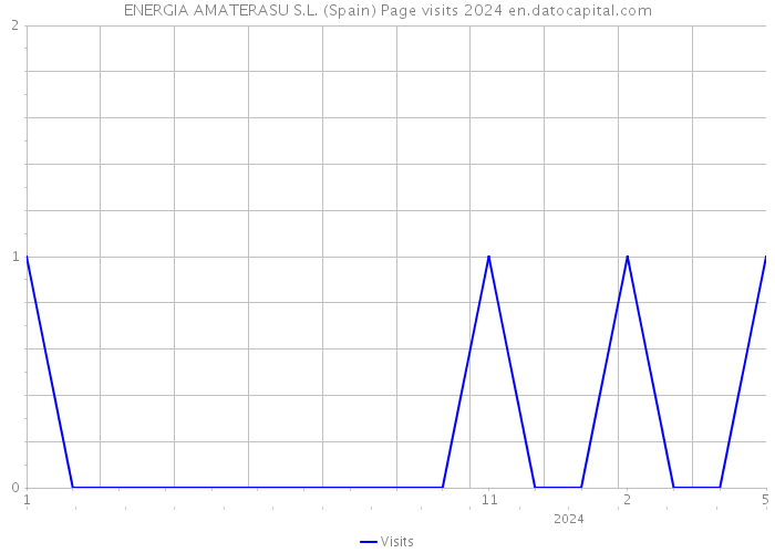 ENERGIA AMATERASU S.L. (Spain) Page visits 2024 