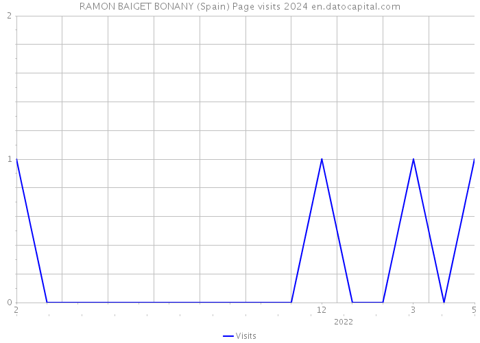 RAMON BAIGET BONANY (Spain) Page visits 2024 