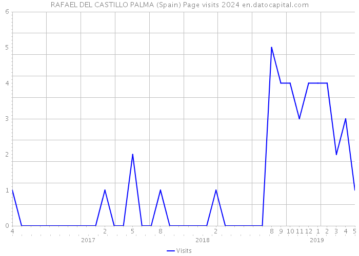 RAFAEL DEL CASTILLO PALMA (Spain) Page visits 2024 