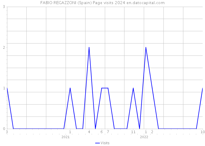 FABIO REGAZZONI (Spain) Page visits 2024 
