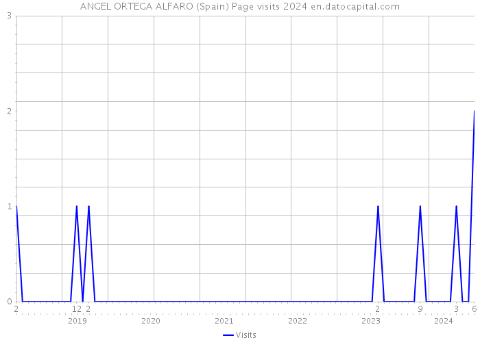 ANGEL ORTEGA ALFARO (Spain) Page visits 2024 