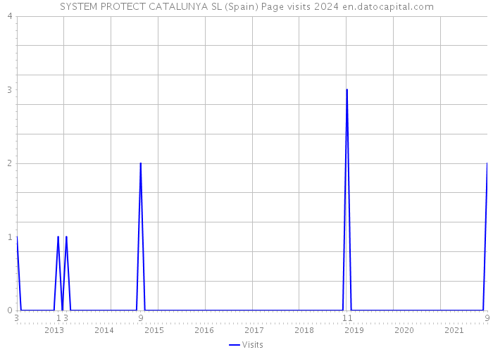 SYSTEM PROTECT CATALUNYA SL (Spain) Page visits 2024 