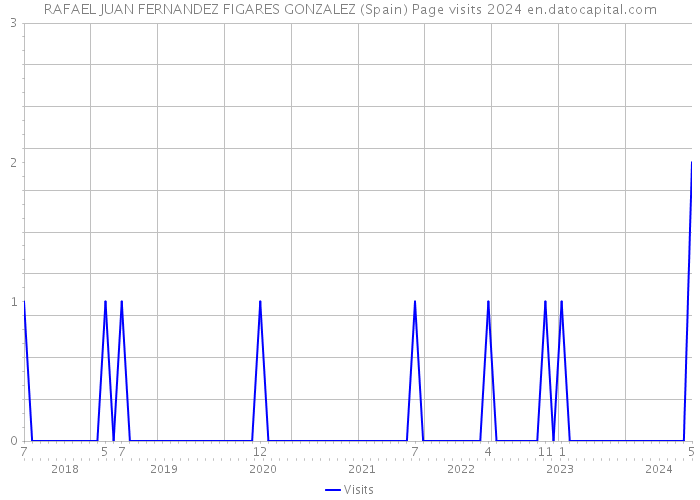 RAFAEL JUAN FERNANDEZ FIGARES GONZALEZ (Spain) Page visits 2024 