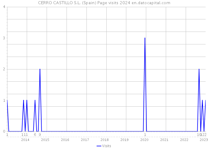 CERRO CASTILLO S.L. (Spain) Page visits 2024 