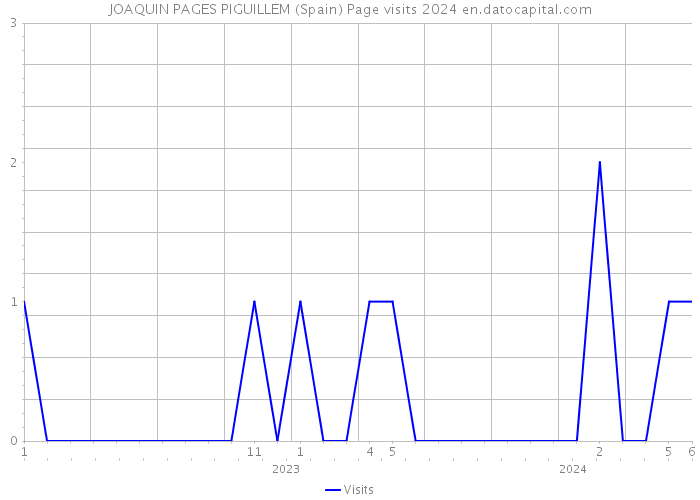 JOAQUIN PAGES PIGUILLEM (Spain) Page visits 2024 