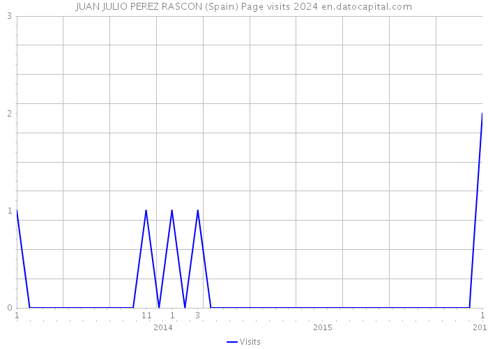 JUAN JULIO PEREZ RASCON (Spain) Page visits 2024 