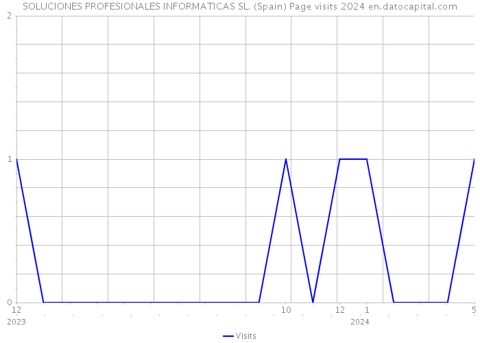 SOLUCIONES PROFESIONALES INFORMATICAS SL. (Spain) Page visits 2024 