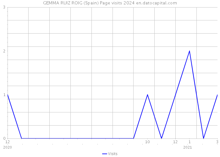 GEMMA RUIZ ROIG (Spain) Page visits 2024 