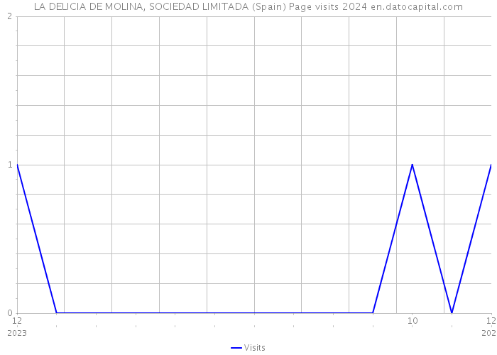 LA DELICIA DE MOLINA, SOCIEDAD LIMITADA (Spain) Page visits 2024 