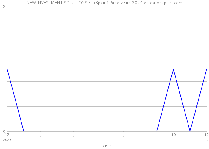 NEW INVESTMENT SOLUTIONS SL (Spain) Page visits 2024 